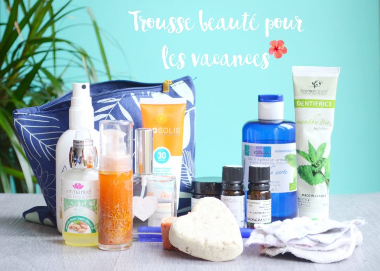 trousse beaute bio vacances