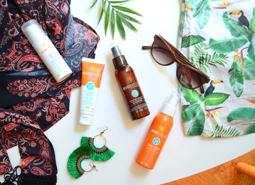 Crèmes solaires bio et sans traces blanches Biosolis